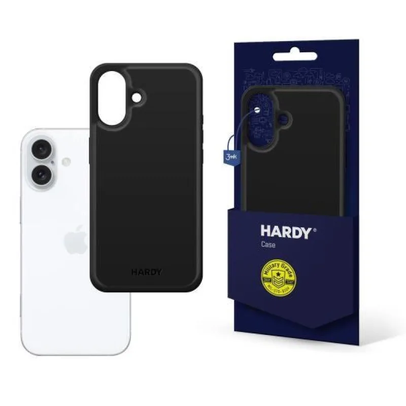 3mk ochranný kryt HARDY Apple Silky Leather MagCase pro Apple iPhone 16…