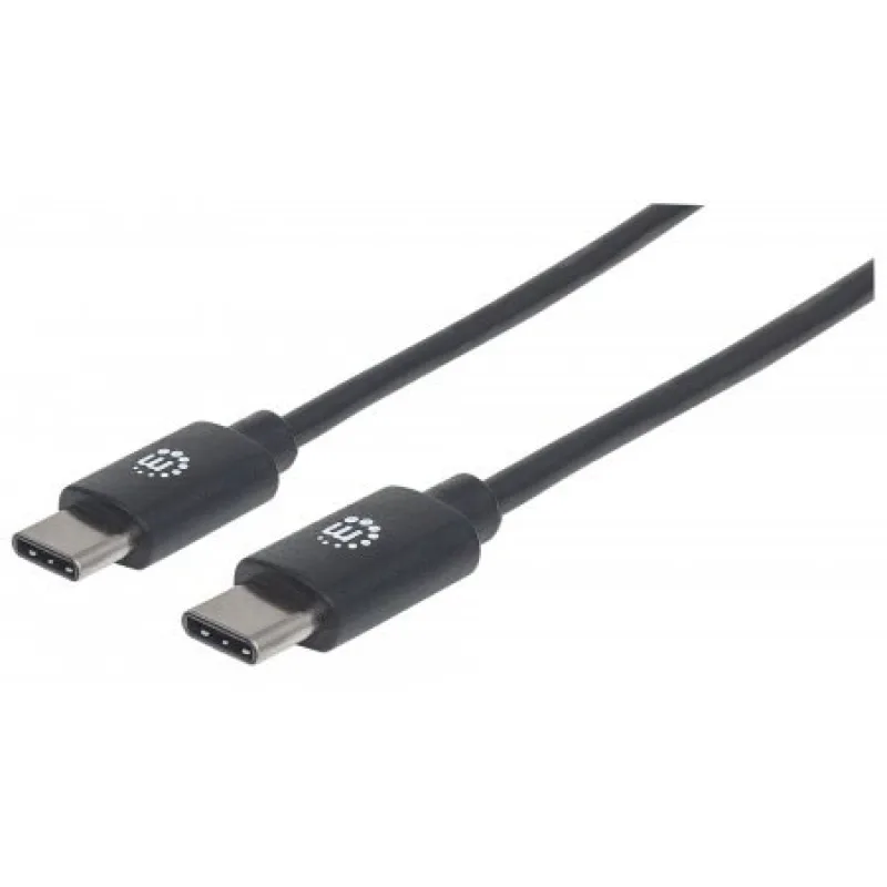 MANHATTAN Hi-Speed USB-C kábel, Type-C Male to Type-C Male, 2 m, …