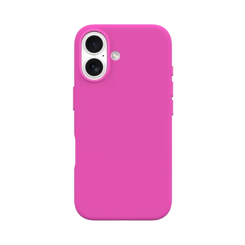 Devia kryt Nature Series Silicone Magnetic Case pre iPhone 16 - Rose Red…
