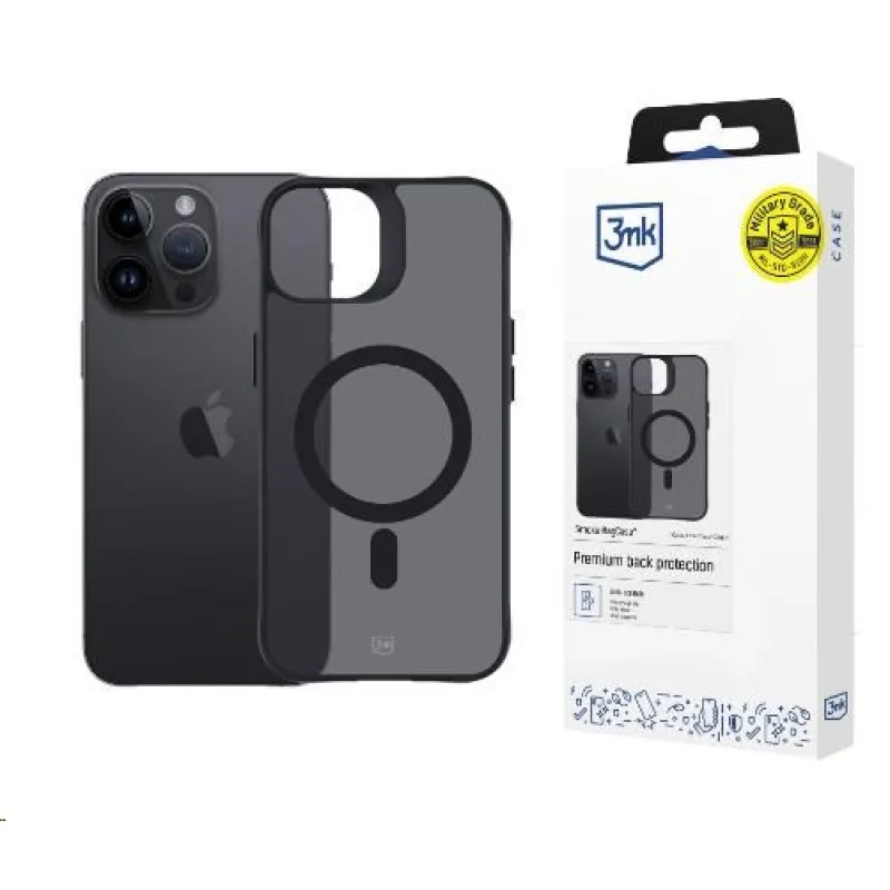 3mk ochranný kryt Smoke MagCase pro Apple iPhone 14 Pro 5903108563659