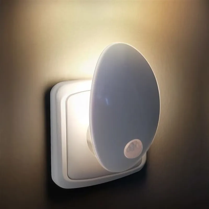 Solight Nočné LED svetielko s pohybovým a svetelným sensorom 0,7W, 3000K,…