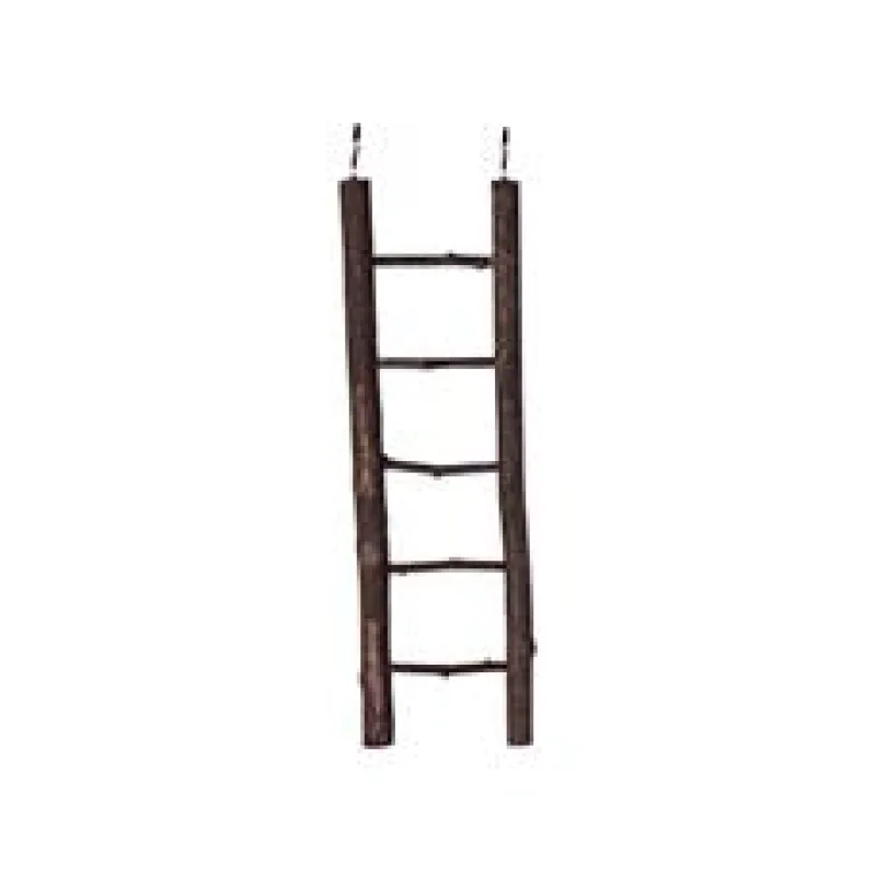 Natural Living dřevěný žebřík přírodní dřevo 5 příček/26 cm