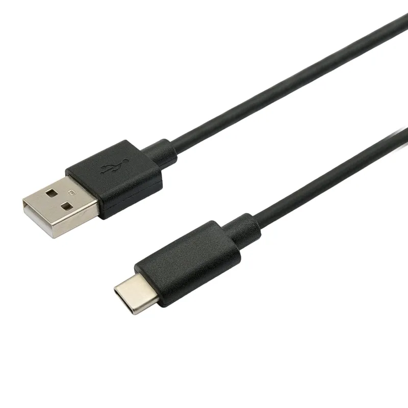 Kábel C-TECH USB 2.0 AM na Type-C kábel (AM/ CM), 2m, čierny CB-USB2C-20B