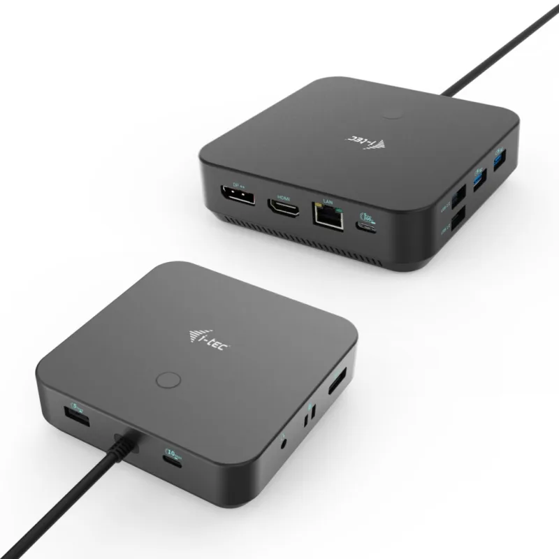 i-tec USB-C HDMI + Dual DP Docking Station, Power Delivery 100W…