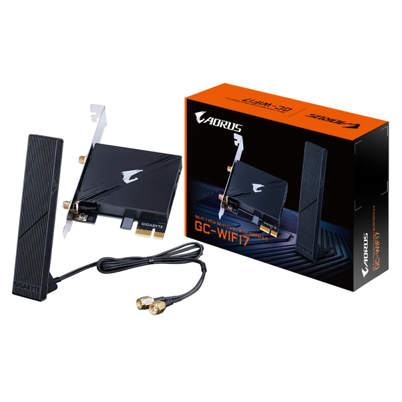 GIGABYTE PCI-E Wifi+BT 5800 MBps Wi-Fi 7 BT 5.3 GC-WIFI7