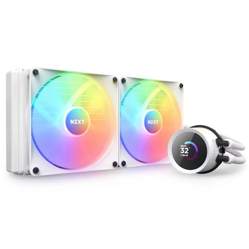 NZXT vodní chladič Kraken 280 RGB / 2x140mm fan / LCD disp. / 6 let…