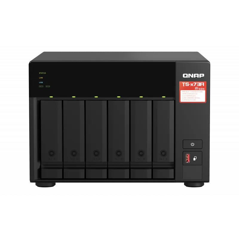 QNAP TS-673A-8G…