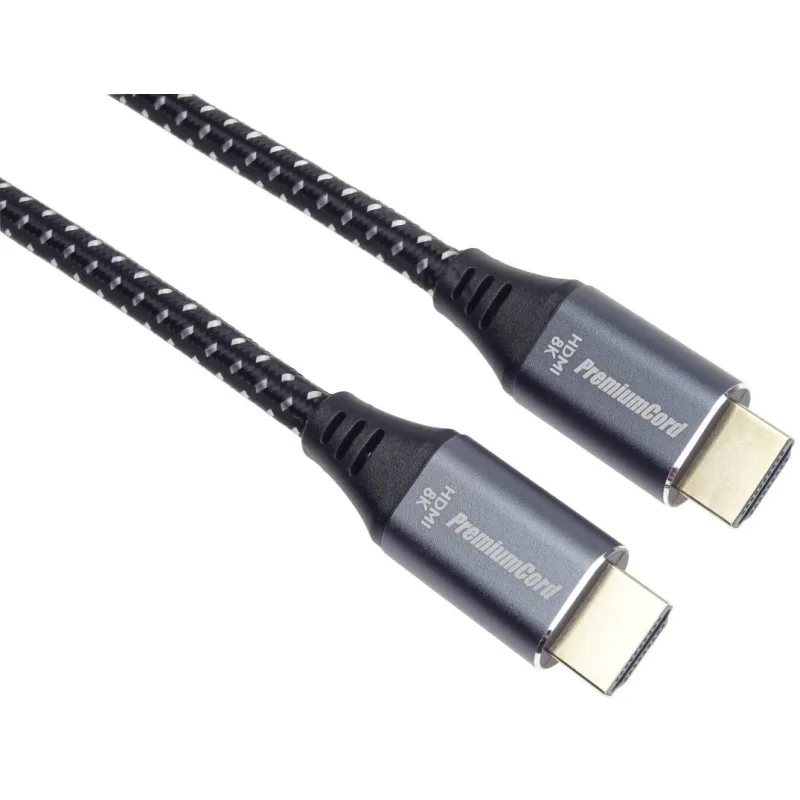 PremiumCord ULTRA HDMI 2.1 High Speed + Ethernet kábel 8K @ 60Hz,…