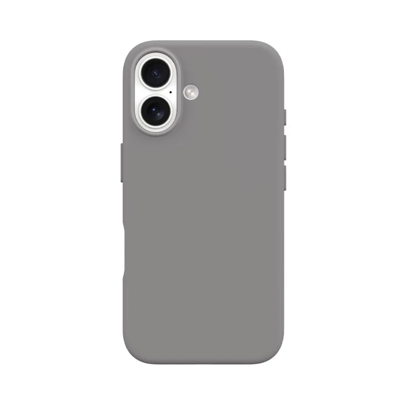 Devia kryt Nature Series Silicone Magnetic Case pre iPhone 16 - Gray…