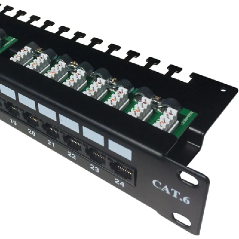 DATACOM Patch panel 24p. CAT6 UTP 3x8p LSA 1U horný zárez 3094