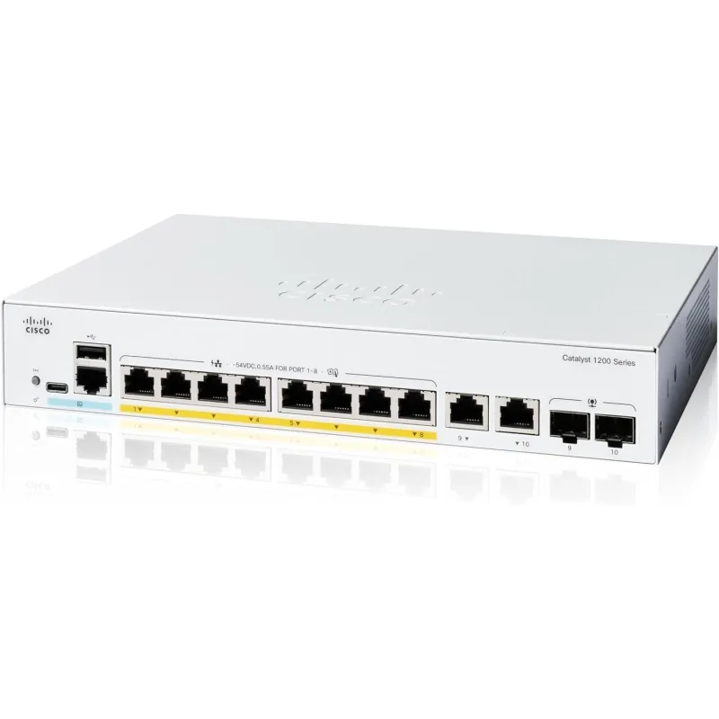 Cisco Catalyst switch C1200-8FP-2G…