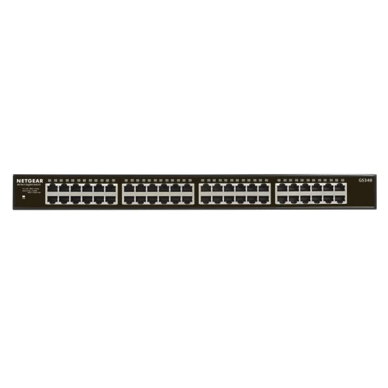 Netgear GS348 48-port Gigabit Switch, fanless GS348-100EUS