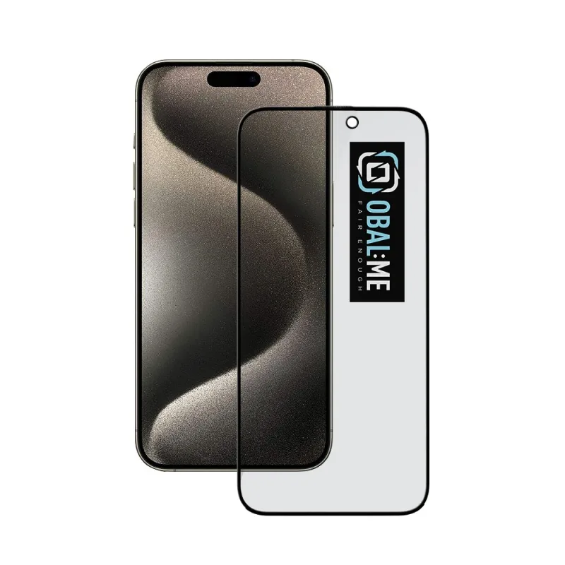 OBAL:ME Privacy 5D Tvrdené Sklo pre Apple iPhone 15 Pro Max Black…