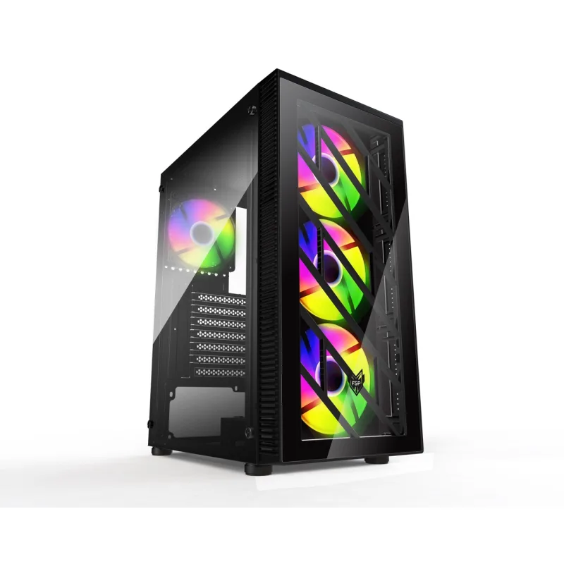 FSP CMT192/ Midi Tower/ Transpar./ Čierna POC0000156