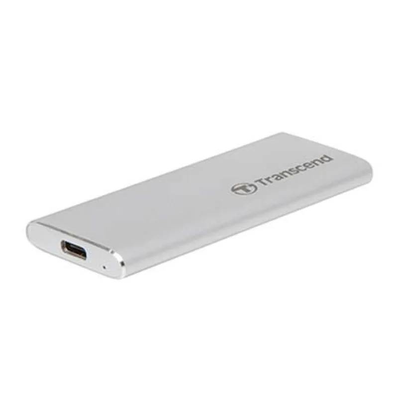Transcend SSD 250GB ESD260C USB 3.1 Gen 2 - Silver Aluminium TS250GESD260C