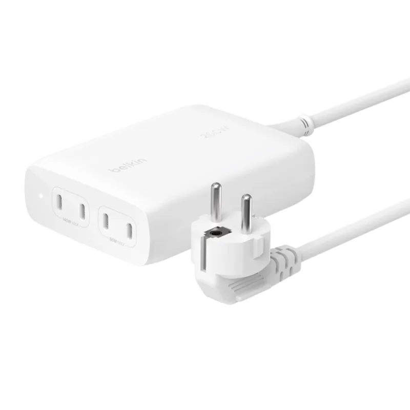 Belkin Boost Charge Pro 200W 4-Port USB-C GaN Charger - White WCH015vfWH