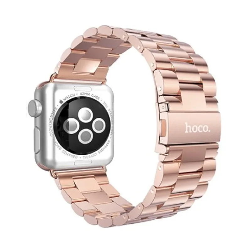 HOCO remienok Premium Edition pre Apple Watch 42/44/45 mm - Rose Gold…