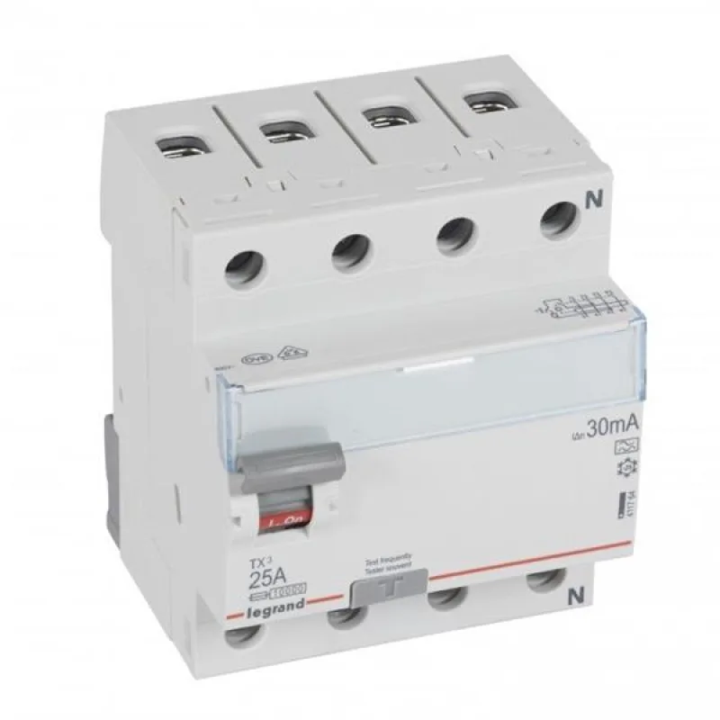 Legrand PRÚDOVÝ CHRÁNIČ TX3 4P 25A 30MA A 411764