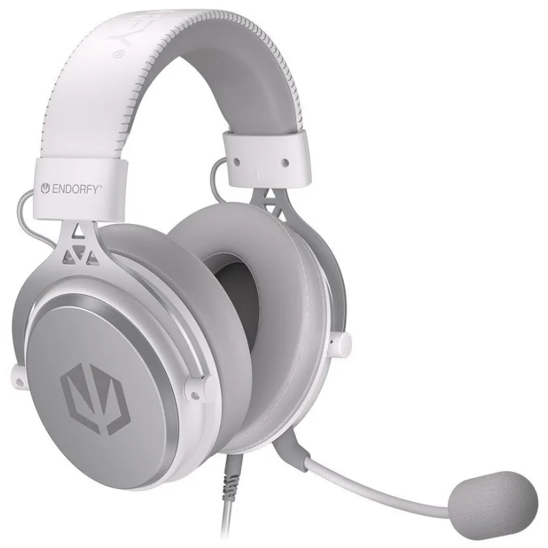 ENDORFY slúchadlá VIRO OWH, drôtové 3.5mm jack, biele EY1A004