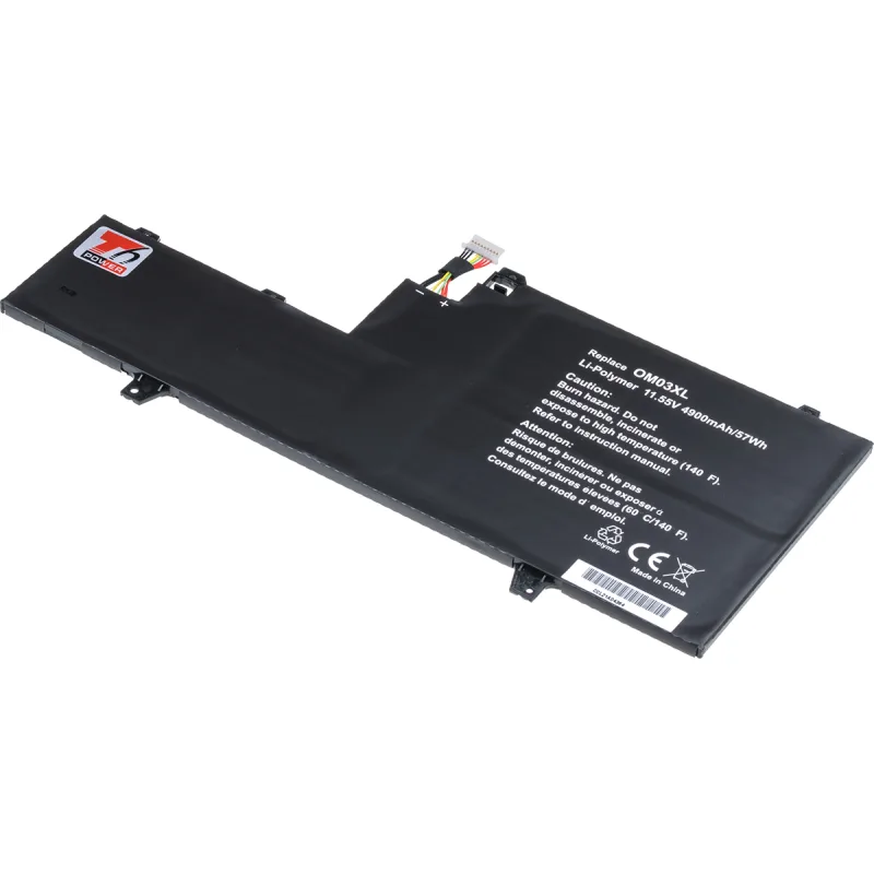 Batéria T6 Power pre HP EliteBook x360 1030 G2, 4900mAh, 57Wh, 3cell, Li…