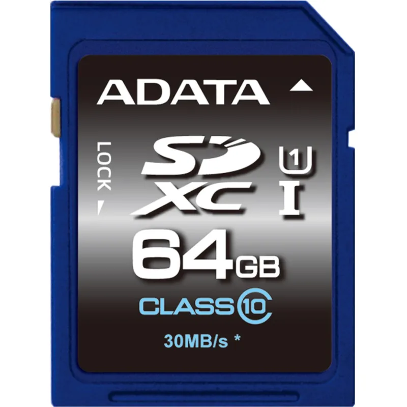 ADATA/ SDXC/ 64GB/ UHS-I U1 / Class 10 ASDX64GUICL10-R