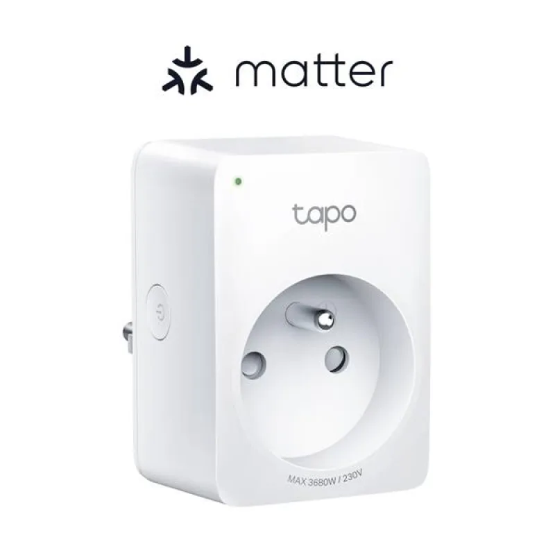 Mini Smart Wi-Fi Plug, Energy Monitoring, Matter SPEC: 230V~, Max Load 16…