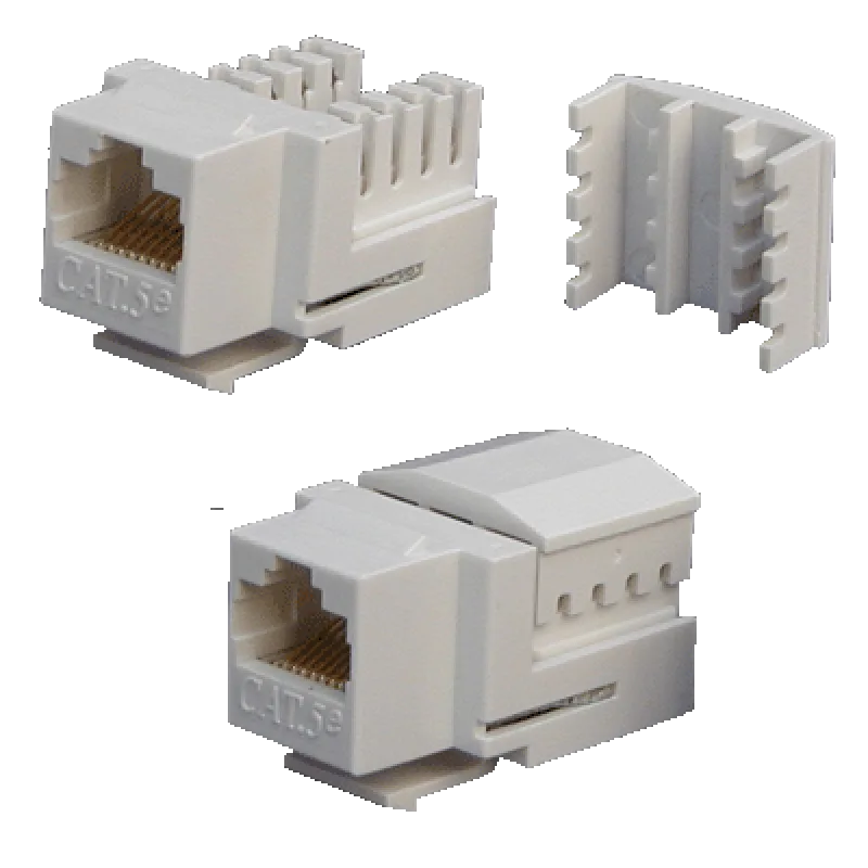 DATACOM Keystone UTP RJ45 Cat5E Dual MINI biely 4011
