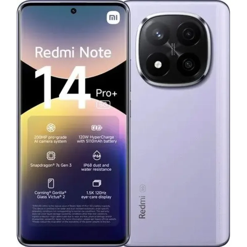 Xiaomi Redmi Note 14 Pro+ 5G/ 12GB/ 512GB/ Purple 60824