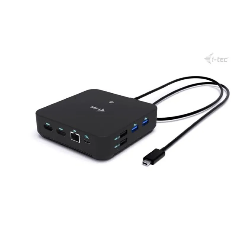 i-tec USB-C DP Dual HDMI Docking Station, Power Delivery 100W…