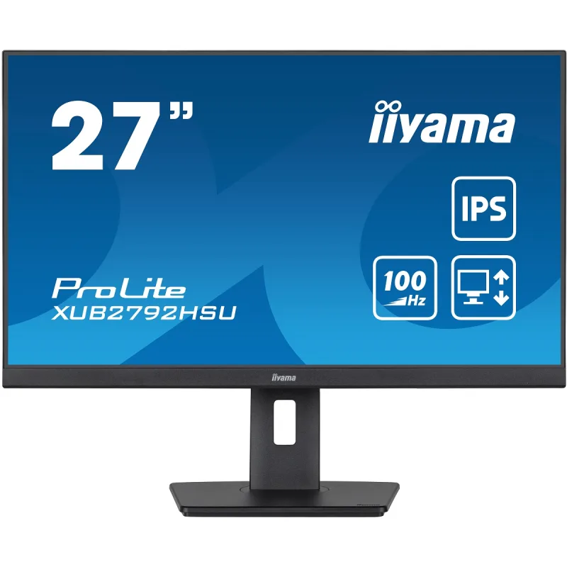 iiyama ProLite/ XUB2792HSU-B6/ 27"/ IPS/ FHD/ 100Hz/ 0, 4ms/ Black/ 3R…