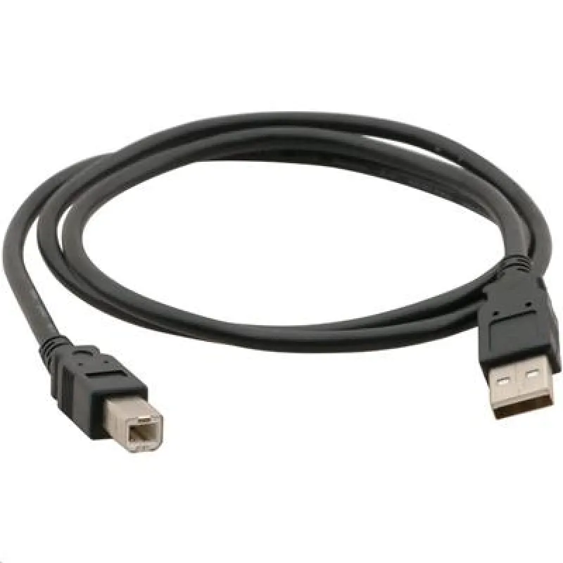 C-TECH USB A-B 1, 8 m 2.0, čierny CB-USB2AB-18-B