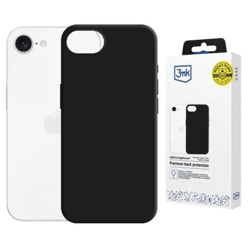 3mk ochranný kryt HARDY MagSilicone pro Apple iPhone 16E Black…