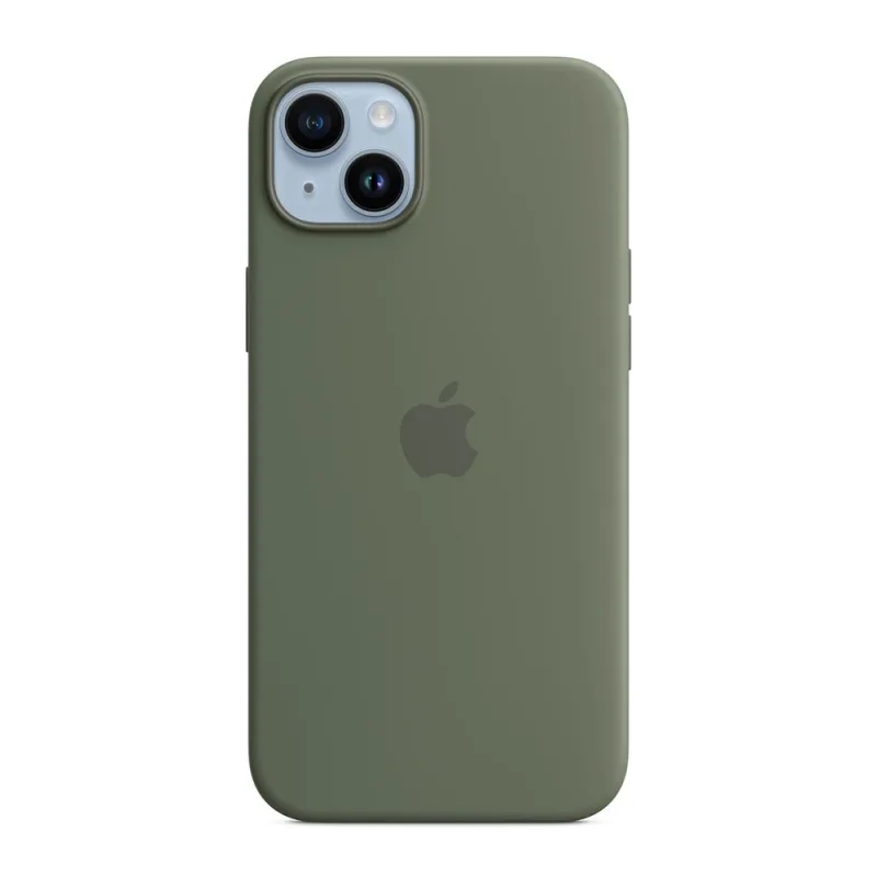 Apple iPhone 14 Plus Silicone Case with MagSafe - Olive *Rozbalený*…