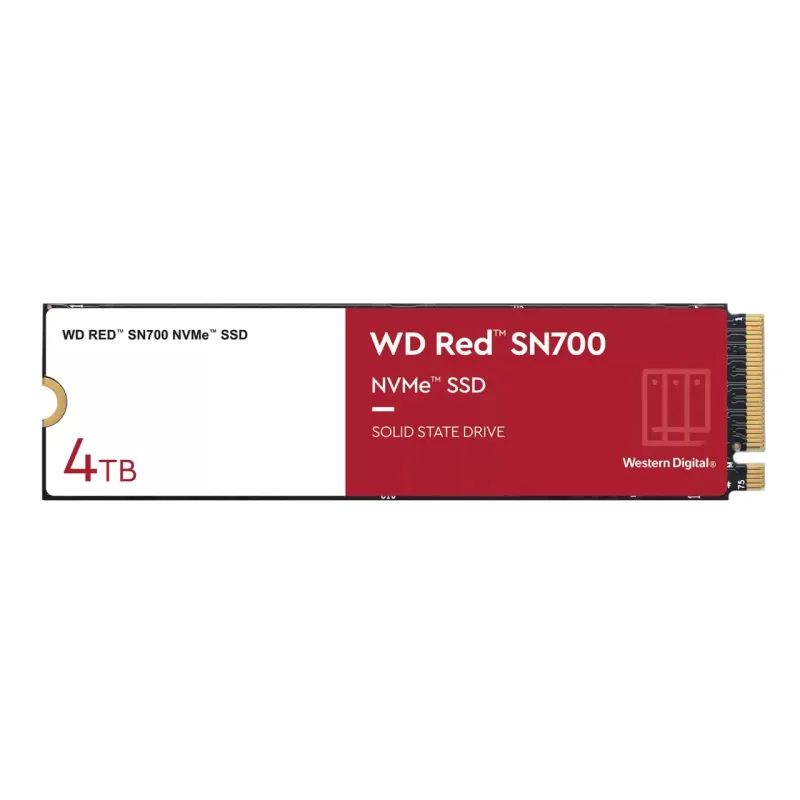 WD Red SN700 POWERED BY SANDISK/ 4TB/ SSD/ M.2 NVMe/ 5R WDS400T1R0C