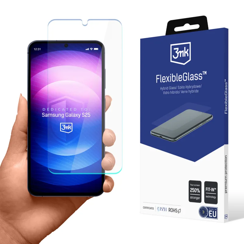 3mk hybridní sklo FlexibleGlass pro Samsung Galaxy S25 5903108645935