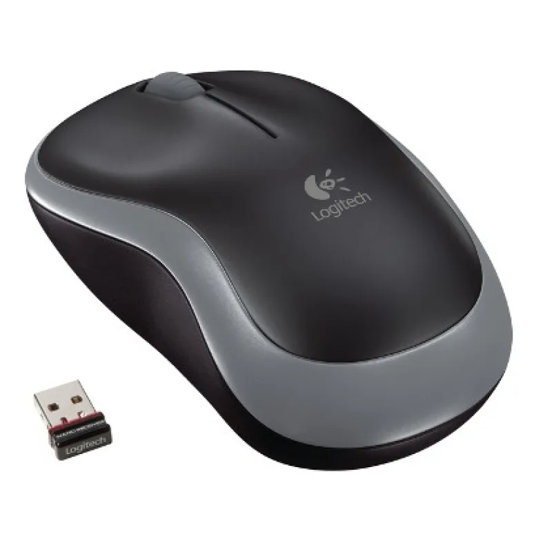myš Logitech Wireless Mouse M185 nano, šedá 910-002238