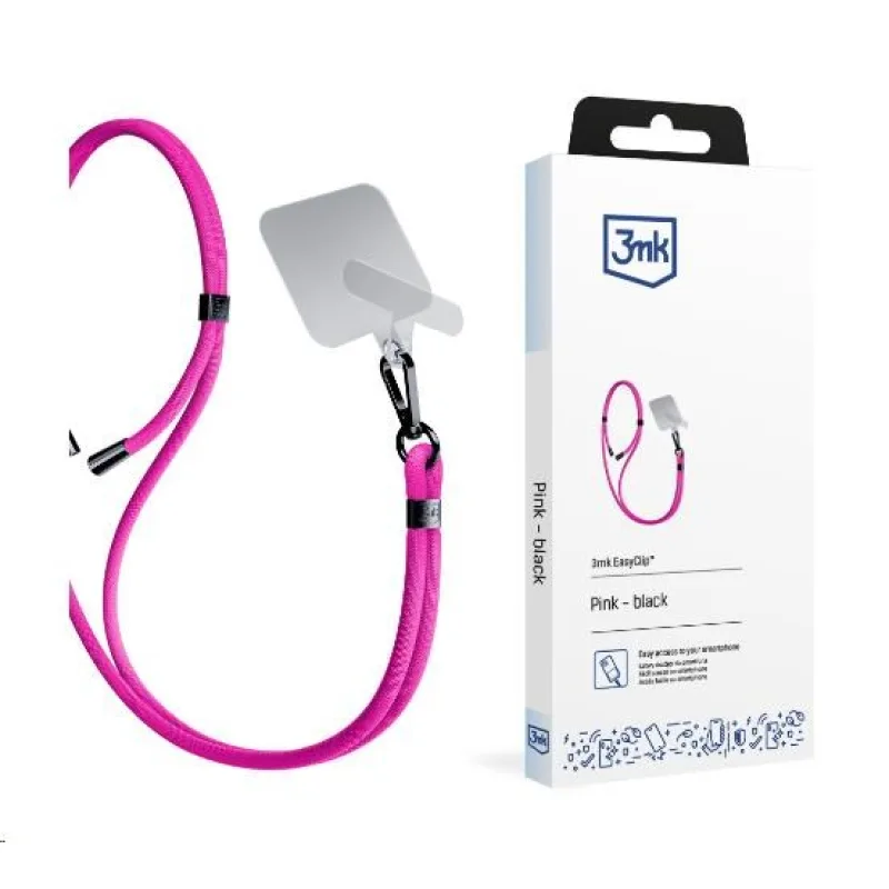 3mk EasyClip Pink (black) 5903108568661
