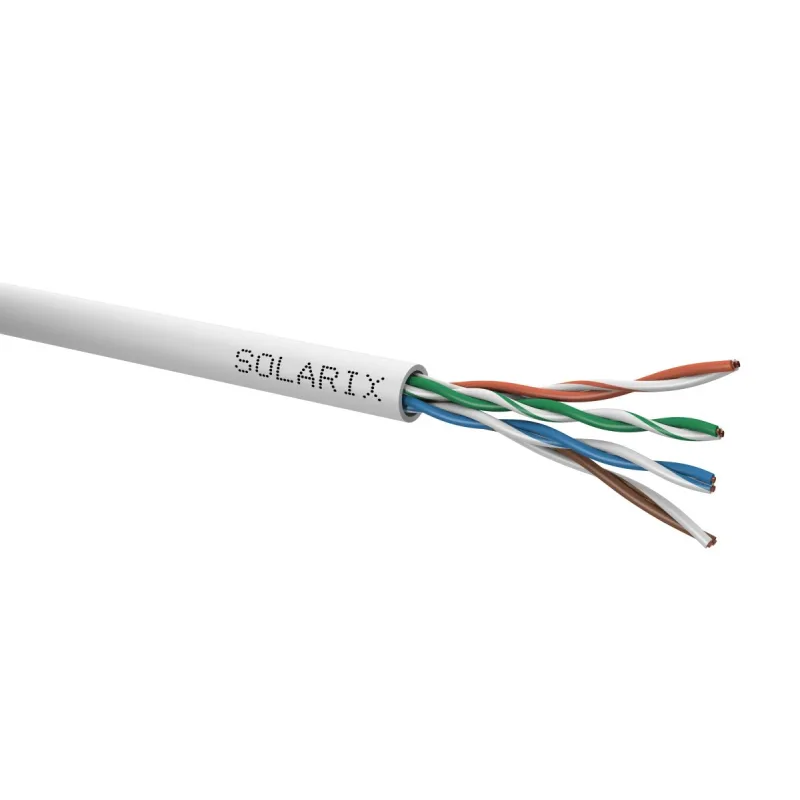 Inštalačný kábel Solarix CAT5E UTP PVC Eca 100m/ box SXKD-5E-UTP-PVC…