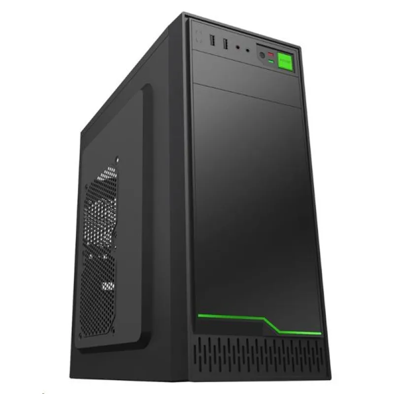 Eurocase ML N6-500B, skrinka ATX, 2xUSB3.0, čierna ML N6-500B