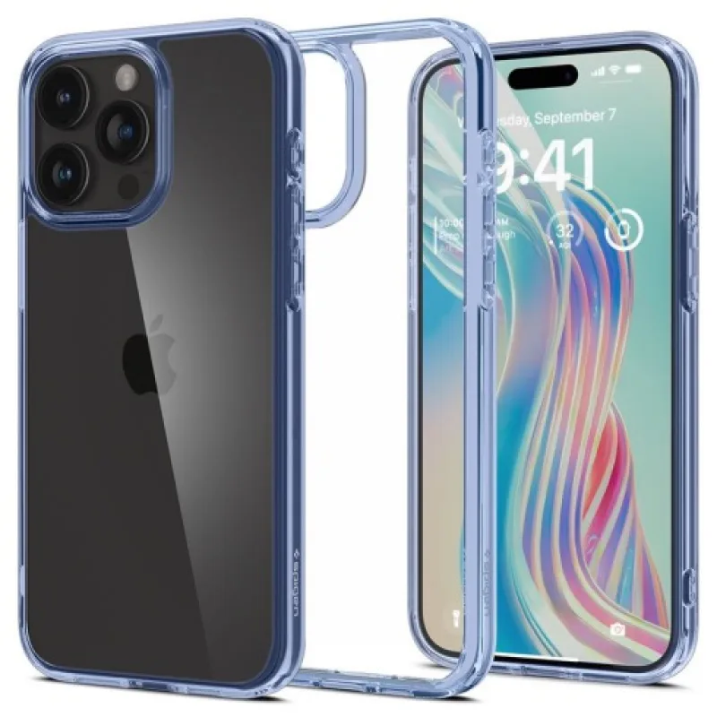 Spigen kryt Ultra Hybrid pre iPhone 15 Pro Max - Sky Crystal ACS07046