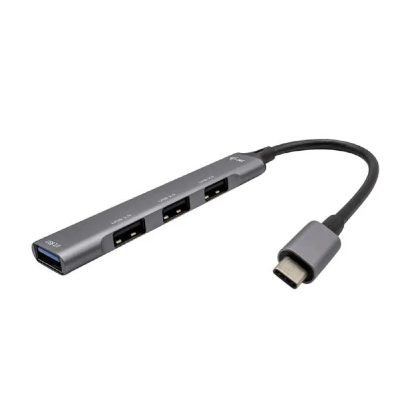 i-tec USB-C Metal HUB 1x USB 3.0 + 3x USB 2.0 C31HUBMETALMINI4