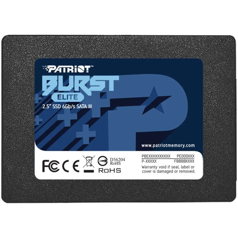 PATRIOT Burst Elite/ 240GB/ SSD/ 2.5"/ SATA/ 3R PBE240GS25SSDR