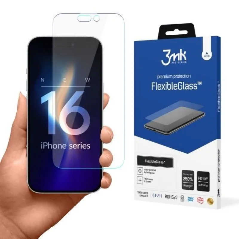 3mk hybridní sklo FlexibleGlass pro Apple iPhone 16 Pro 5903108661119
