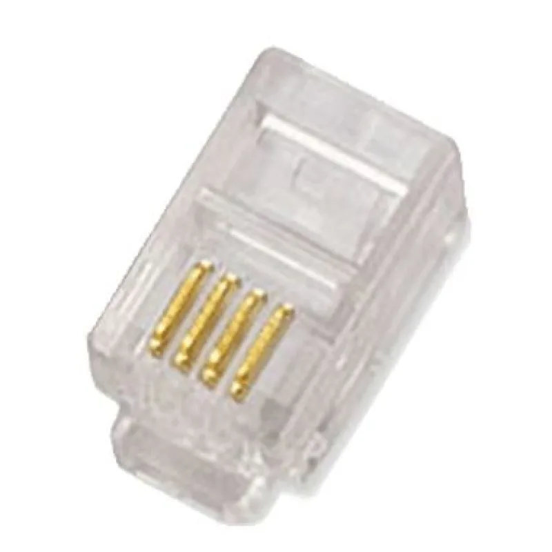 DATACOM Konektor RJ10 UTP lanko 4p4c bal.10ks 4101