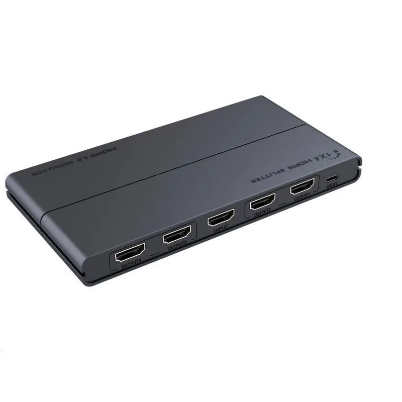 PremiumCord HDMI 2.0 splitter 1-4 porty, 4K x 2K/ 60Hz, FULL HD, 3D, …