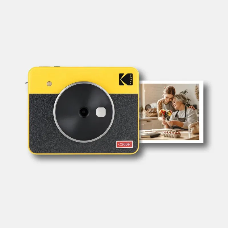 KODAK instantní fotoaparát Mini Shot 3 Retro C300R žlutá KOCAMC300RY
