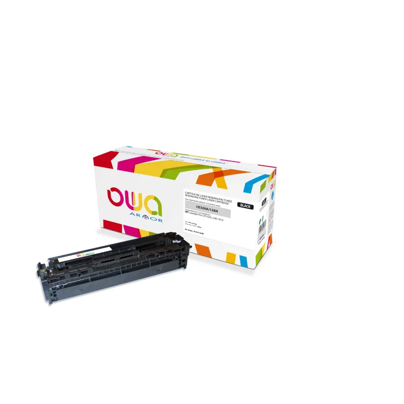 OWA Armor toner kompatibilný s HP CE320A, 2000st, čierna/ black K15413OW