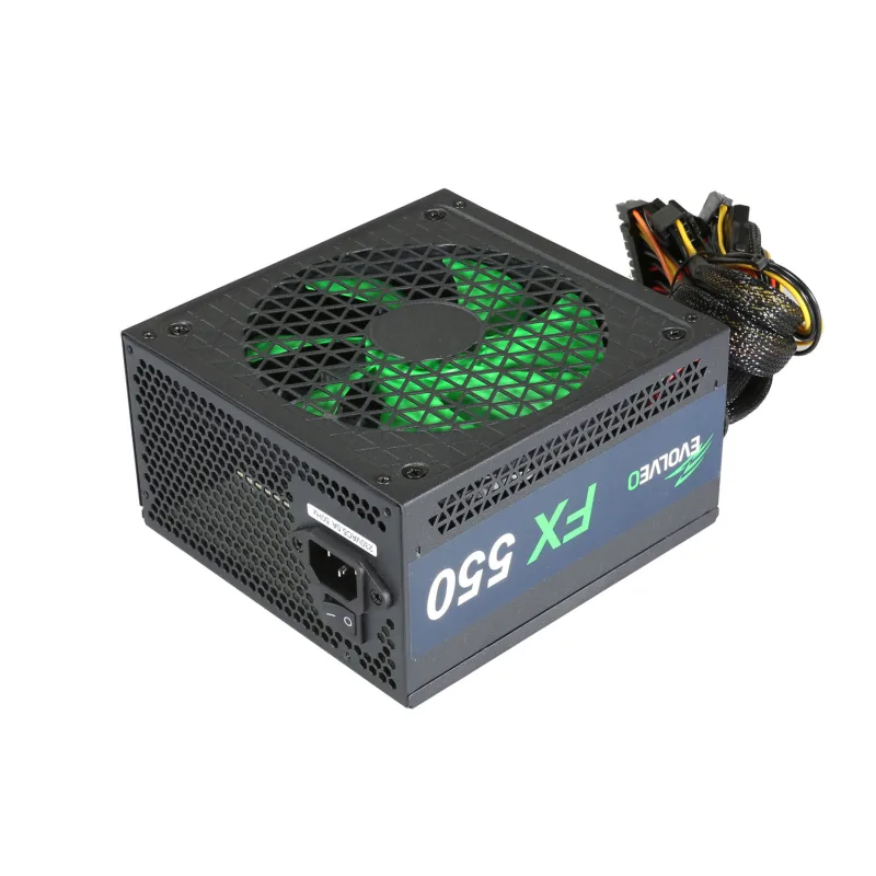 EVOLVEO FX 550, zdroj 550W ATX, 14cm, 80+, White, 3YRW czefx550