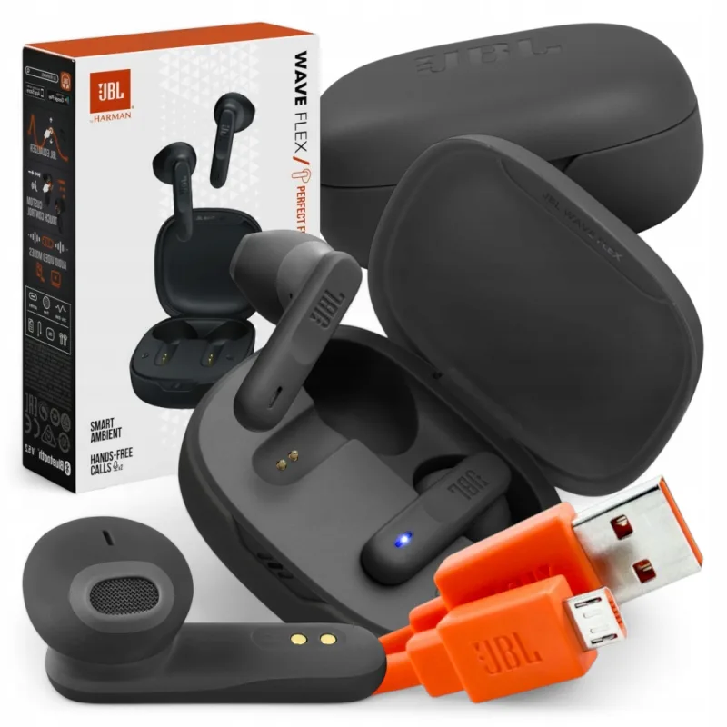 Slúchadlá JBL Vibe Flex Black JBLVFLEXBLK
