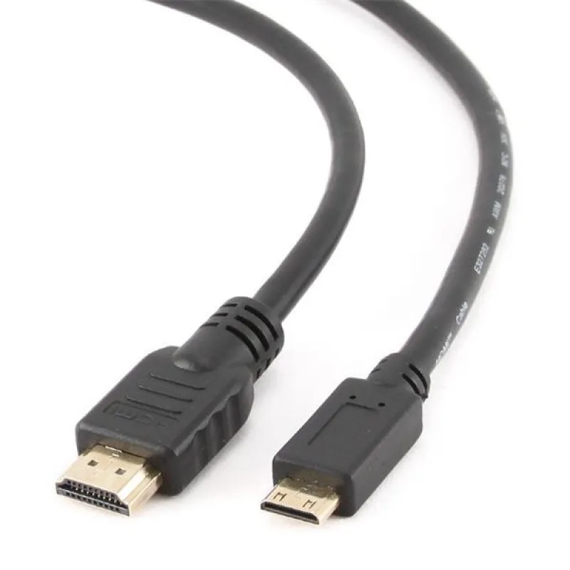 Gembird kábel mini HDMI High speed (M) na HDMI (M), pozlátené konektory,…